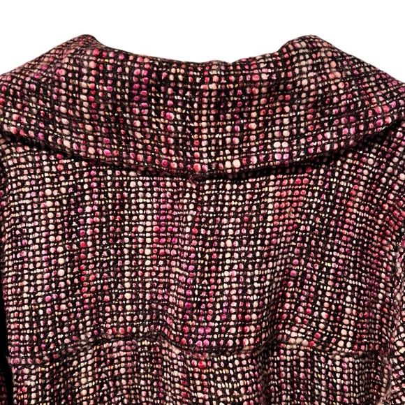 Textured Knit Pink Peacoat Size 2x - Picture 2 of 4